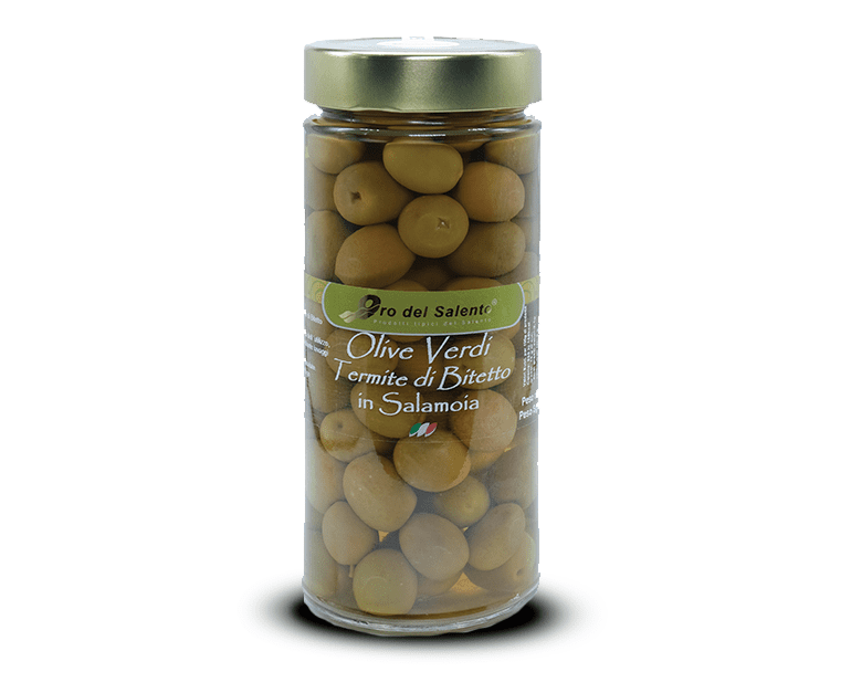 olive verdi termiti di bitetto in salamoia
