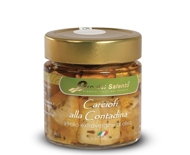 carciofi alla contadina in olio extravergine di oliva Carciofi alla contadina in olio extravergine di oliva