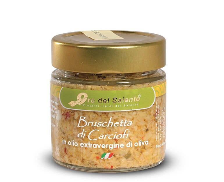 Bruschetta di carciofi in olio extravergine di oliva Bruschetta di carciofi in olio extravergine di oliva