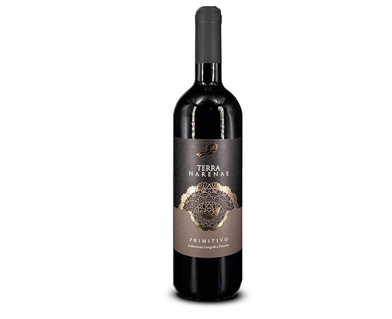 red wine Salento primitivo IGT bottle red wine Salento primitivo IGT bottle