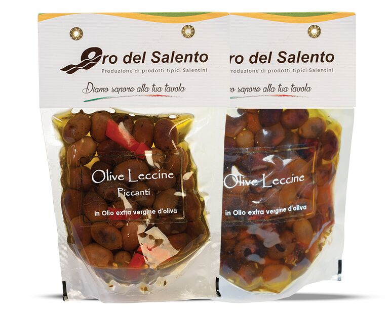Olive Leccine tradizionali e piccanti Olive Leccine tradizionali e piccanti
