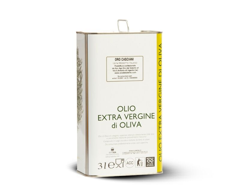 Casciani extra virgin olive oil strong flavor 3L tin Casciani extra virgin olive oil strong flavor 3L tin